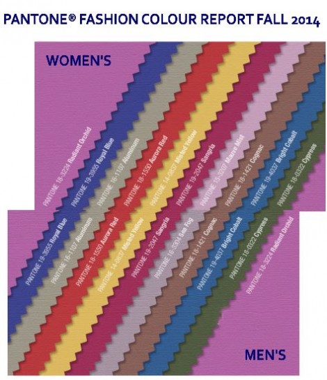 Tendenze Colori Moda autunno inverno 2014 2015