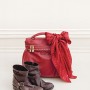 Borsa Cecile mini e stivaletti biker Twin Set autunno inverno 2014 2015