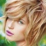 Taglio di capelli medio corto in stile shabby chic 2014