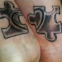 Tatuaggio Puzzle di coppia