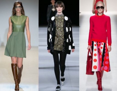 Tendenze Moda autunno inverno 2014 2015 Ispirazione Anni 60