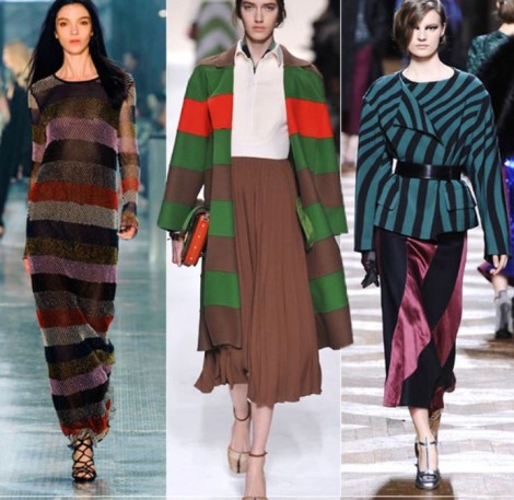 Tendenze Moda autunno inverno 2014 2015 Le maxi righe