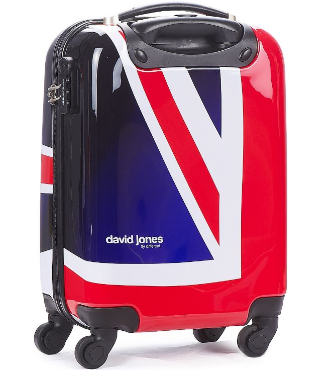 Il Trolley rigido da cabina Union Jack di David Jones