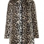 Cappotto pelliccia eco animalier Benetton inverno 2015 prezzo 129 euro