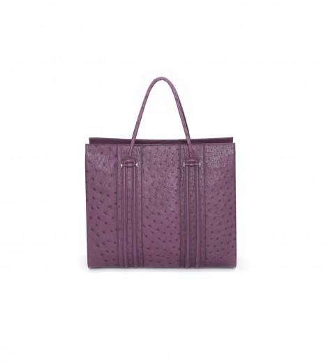 Shopping Borbonese in struzzo inverno 2014 2015 prezzo 5500 euro
