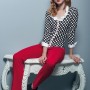Camicia fantasia maxi pois Nara Camicie inverno 2014 2015