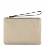 Pochette Coccinelle in pelle metallizzata prezzo 53 euro
