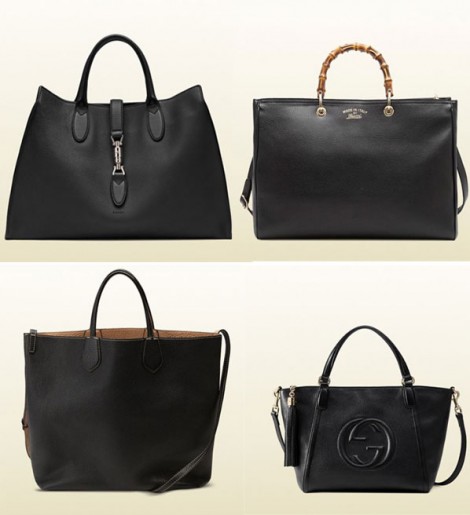 Borse nere Gucci inverno 2015 Prezzi