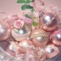 Colori Decorazioni natalizie 2014 rosa pastello e rosa antico