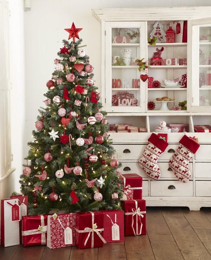Decorazioni Natalizie Bianche E Rosse.Decorazioni E Colori Albero Di Natale 2014