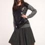 Felpa con paillettes e gonna Liu Jo inverno 2014 2015