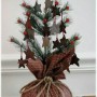 Piccolo Albero di Natale da tavolo Fai da te in stile Country