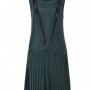 Vestito in raso e chiffon Sisley inverno 2014 2015 prezzo 99 95 euro