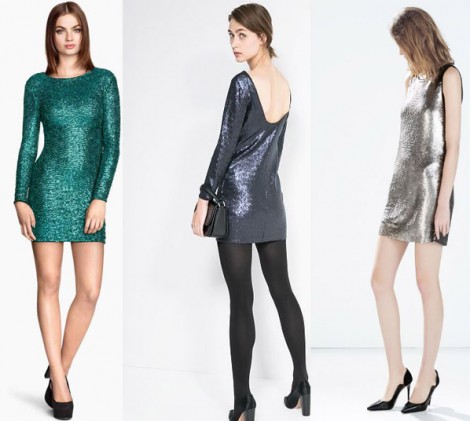 Abiti con paillettes Capodanno 2015