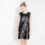 Abito Mango con frange Capodanno 2015 prezzo 49 99 euro