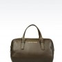 Bauletto in vera pelle Armani Jeans catalogo inverno 2015 prezzo 290 euro