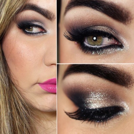 Idea trucco da sera con occhi verdi