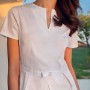 Blusa peplum con fiocchetto Nara Camicie estate 2015