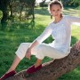 Blusa semitrasparente con rouches Nara Camicie estate 2015