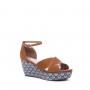 Sandalo con zeppa Geox collezione estate 2015 prezzo 99 euro mod Thelma