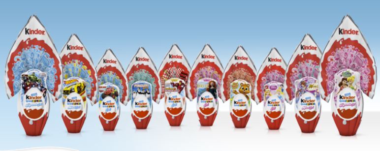Uova di Pasqua Kinder 2015 Prezzi Formati e Personaggi