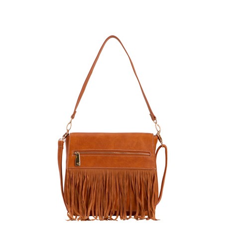 Borsa a tracolla con frange Carpisa modello Letizia - Carpisa borse collezione primavera estate 2015 Borsa a tracolla con frange Carpisa modello Letizia