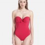 Costume intero con coppe imbottite Oysho estate 2015