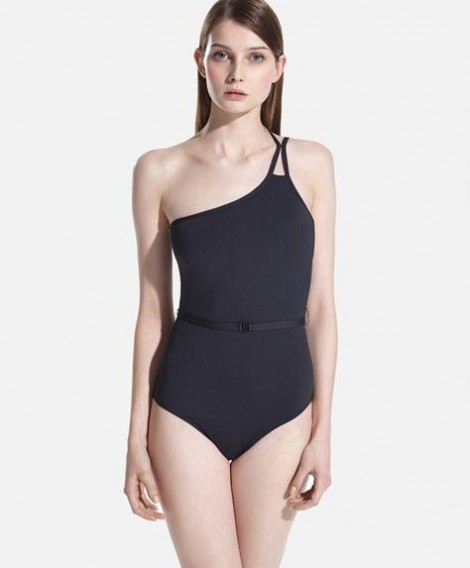 Costume intero monospalla Oysho estate 2015 470x568 - Costumi da bagno estate 2015 collezione Oysho Costume intero monospalla Oysho estate 2015