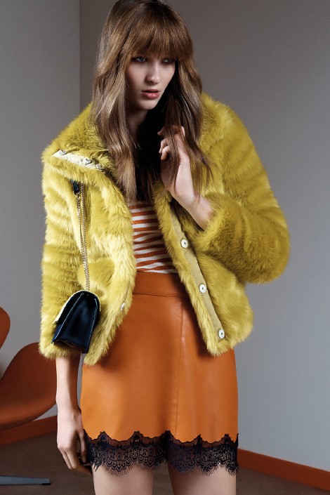 Pellicciotto sintetico Patrizia Pepe inverno 2015 2016