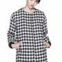 Cappotto pied de poule boucle Benetton inverno 2015 2016 prezzo 119 euro