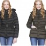 Piumino corto con cintura Benetton inverno 2015 2016 prezzo 99 95 euro