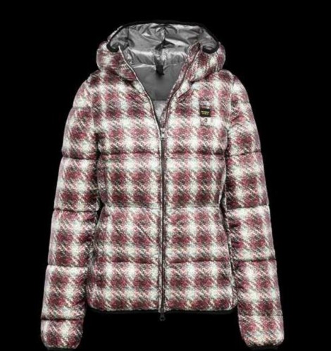 Piumino donna Blauer stampato inverno 2016 prezzo 223 euro