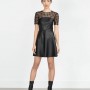 Abito in ecopelle Capodanno 2016 Zara prezzo 49 95 euro