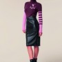 Longuette in ecopelle Denny Rose inverno 2015 2016