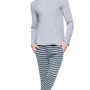 Pigiama uomo con pantaloni a righe Benetton inverno 2015 2016 prezzo 39 95 euro