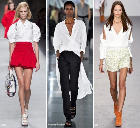 Camicia Bianca Moda estate 2016
