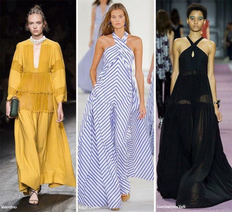 Maxi Abiti lunghi Moda estate 2016