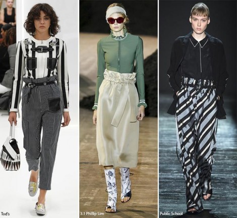 Pantaloni con arricciatura in vita Moda estate 2016