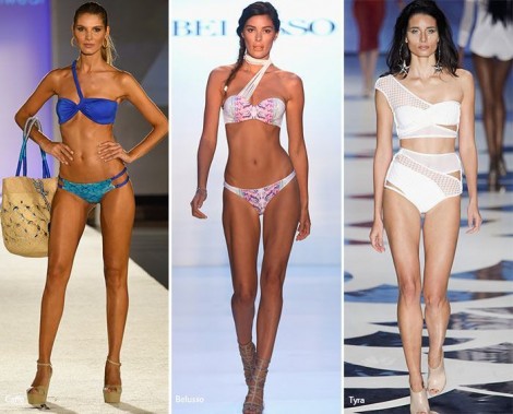 Bikini con reggiseni monospalla Moda Costumi da bagno 2016