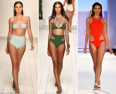 Costumi da bagno con spacchi laterali Moda Estate 2016