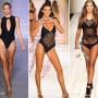 Costumi neri a tinta unita moda estate 2016