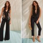 Pantalone Palazzo e tuta intera con scollo profondo Patrizia Pepe estate 2016