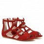 Sandalo flat in camoscio estate 2016 prezzo 169 euro