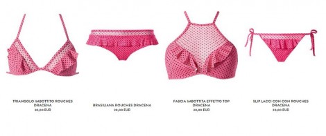 Bikini a pois Calzedonia 2016 mod Dracena