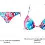 Costume Calzedonia con slip frou frou estate 2016 mod Gerbera