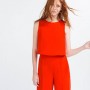 Tuta lunga con top a mantello Zara estate 2016 prezzo 59 95 euro