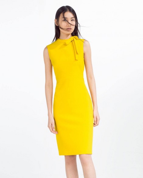 Abito tubino elegante ZARA estate 2016 prezzo 59 95 euro