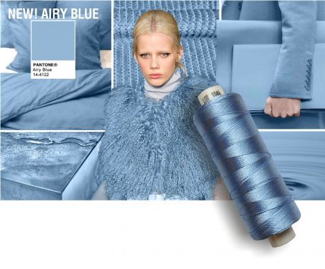 Airy Blue Colore moda abbigliamento inverno 2016 2017