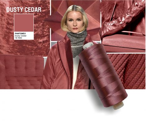 Dusty CEdar Colore moda abbigliamento inverno 2016 2017