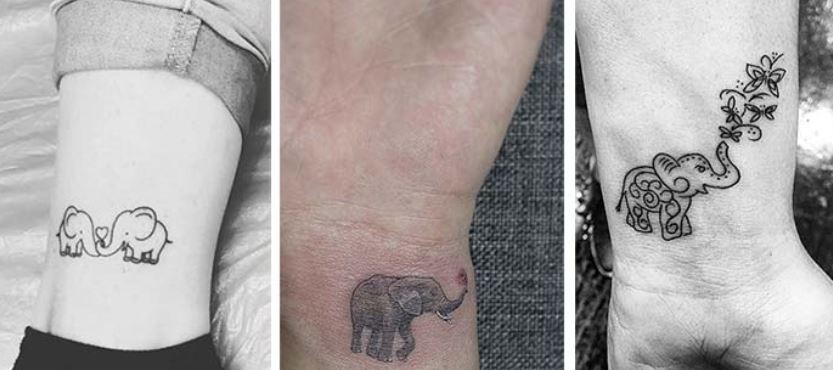Immagine tatuaggi elefante